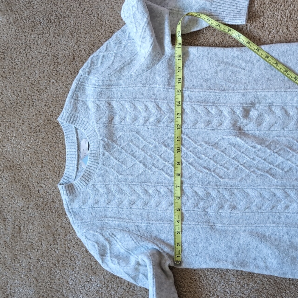 Loft Heather Gray sweater dress, petite large - Picture 7 of 7